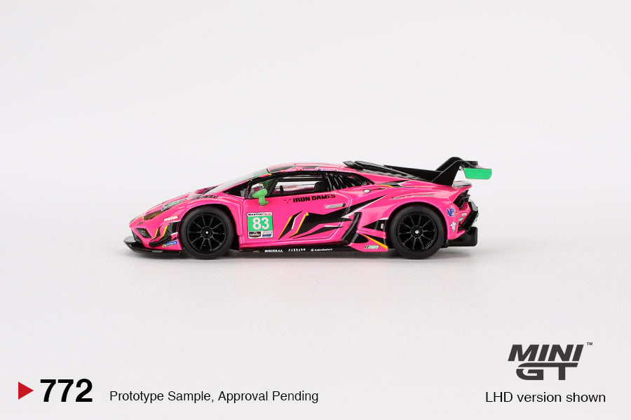 Mini GT 1/64 - Lamborghini Huracan GT3 EVO2 Iron Dames IMSA 2023 Daytona 24 Hrs