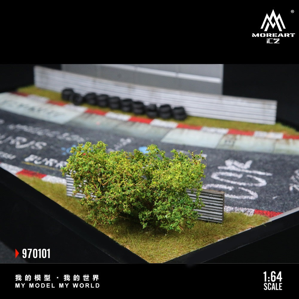 PRE ORDEN MoreArt 1:64 / Diorama Circuito de Nurburgring