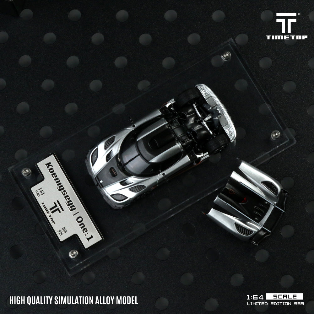 TimeTop 1:64 / Koenigsegg One:1 Cromado