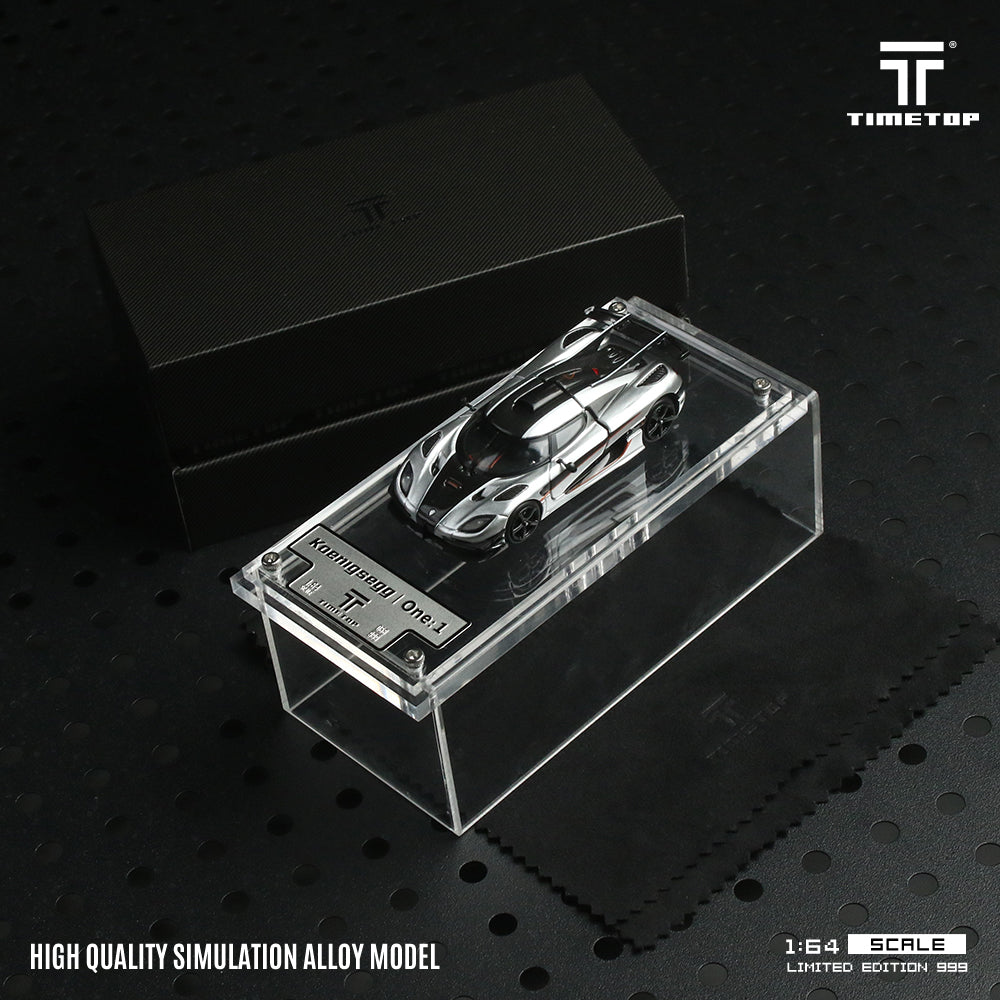 TimeTop 1:64 / Koenigsegg One:1 Cromado
