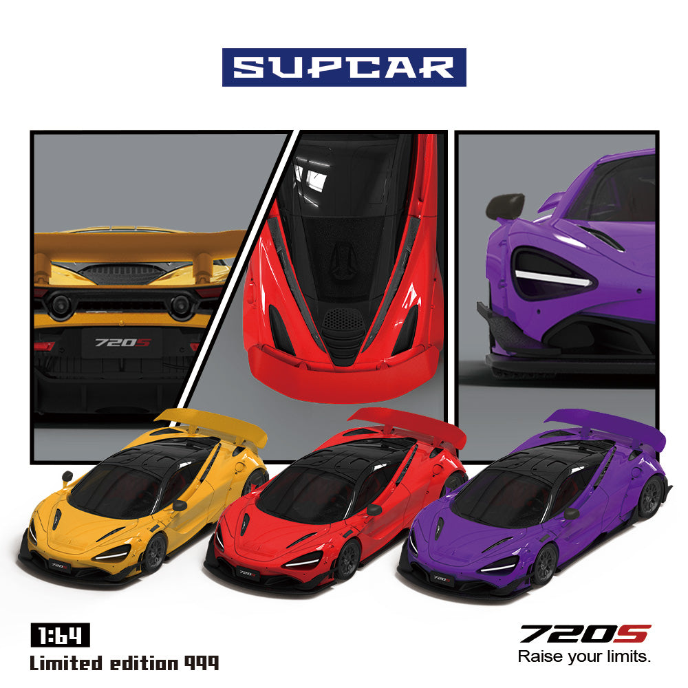 PRE ORDER SupCar 1:64 / McLaren 720S Amarillo