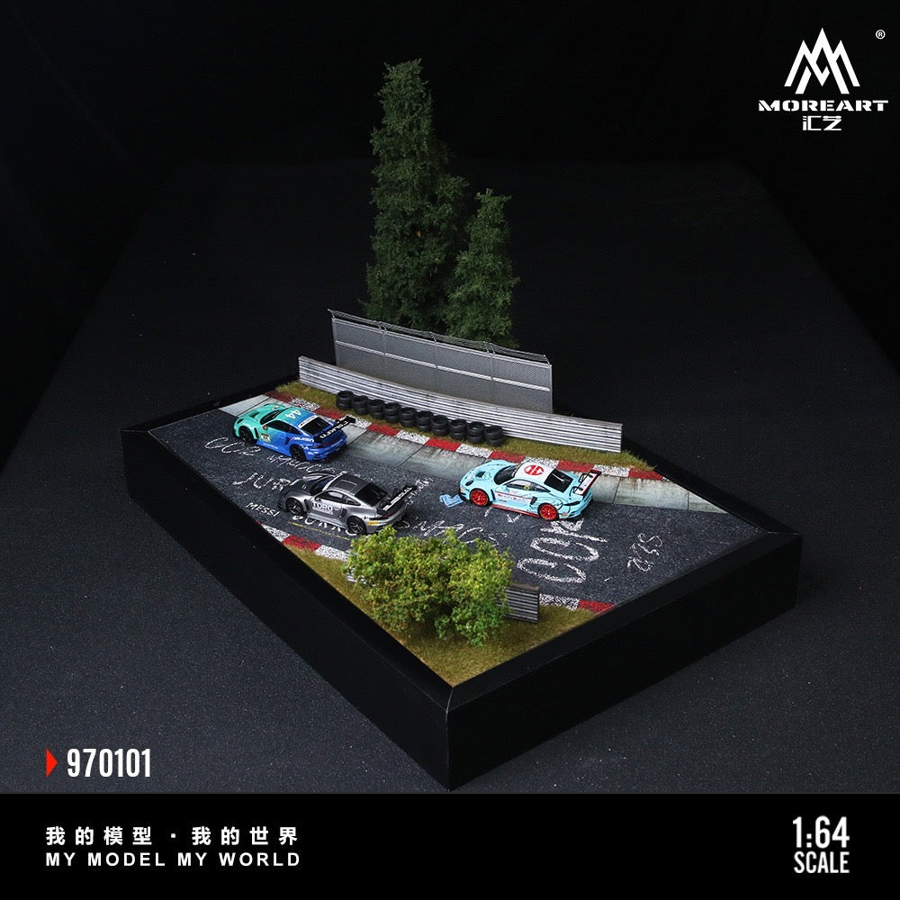 PRE ORDEN MoreArt 1:64 / Diorama Circuito de Nurburgring