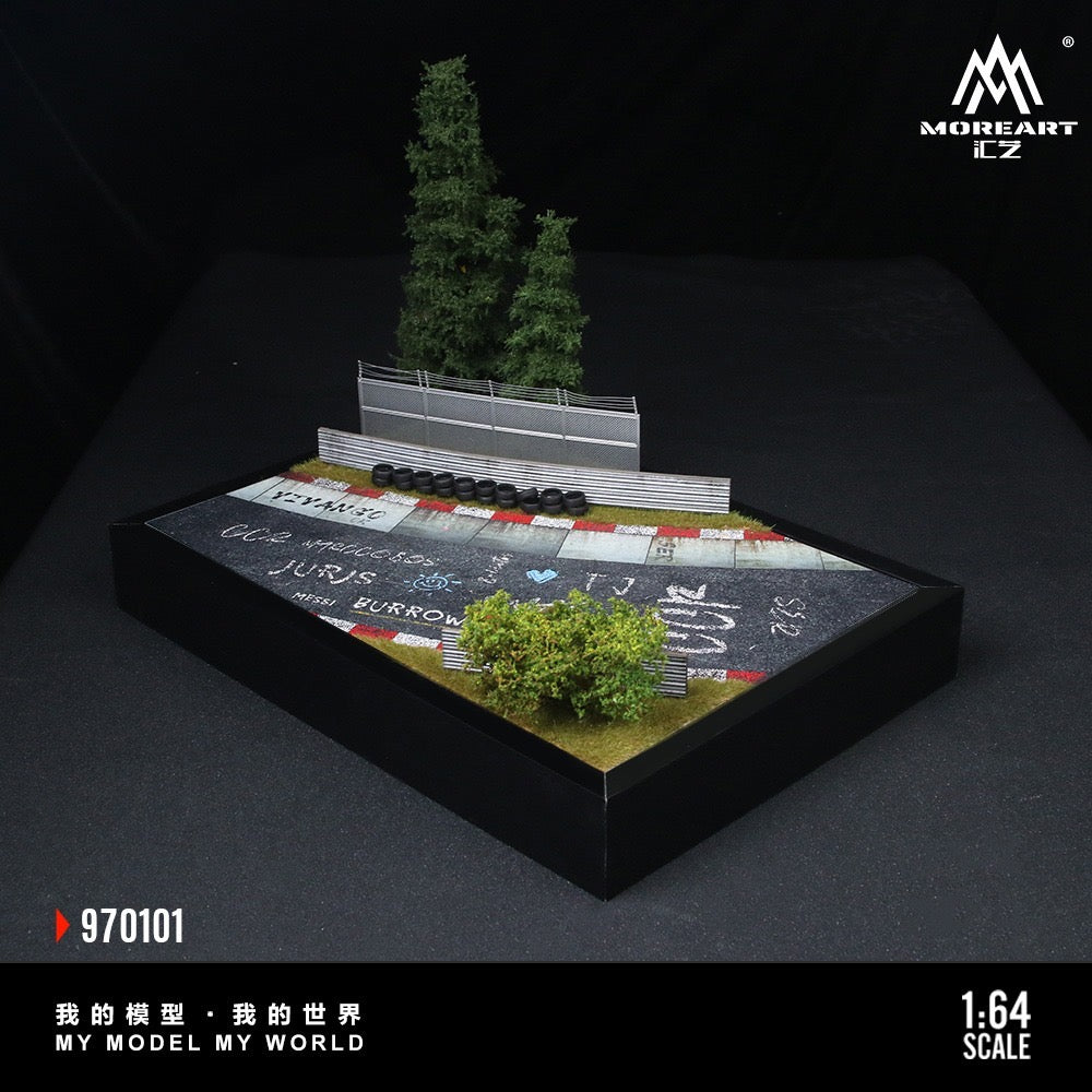 PRE ORDEN MoreArt 1:64 / Diorama Circuito de Nurburgring