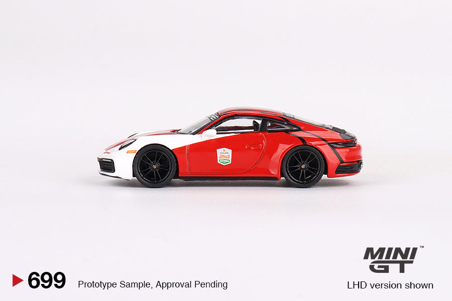 MiniGT 1:64 / Porsche 911 (992) Carrera S Safety Car 2023 IMSA Daytona 24 Hrs