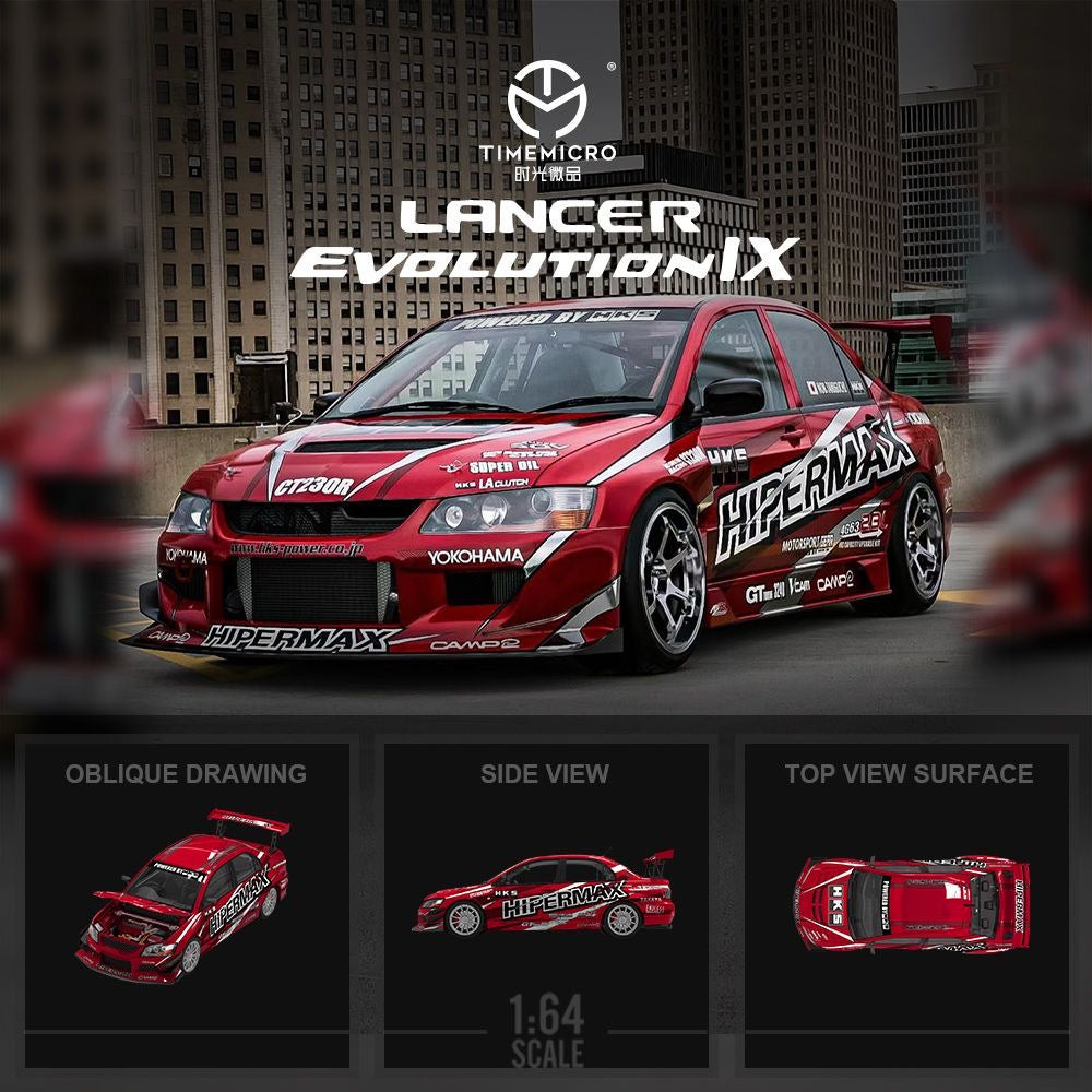 PRE ORDER TimeMicro 1:64 / Lancer Evolution IX Hipermax Regular