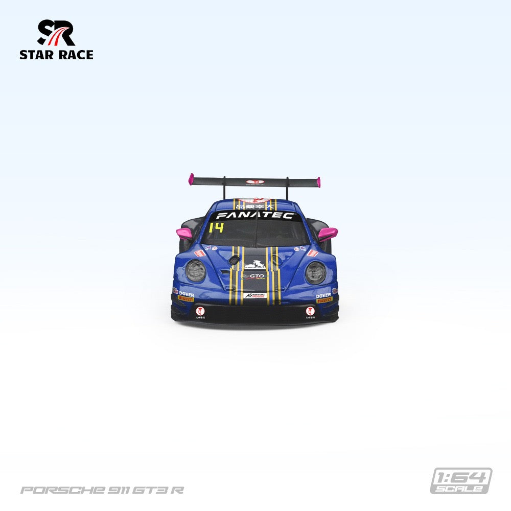 PRE ORDER StarRace 1:64 / Porsche 911 GT3 R GTO Racing Team Blue