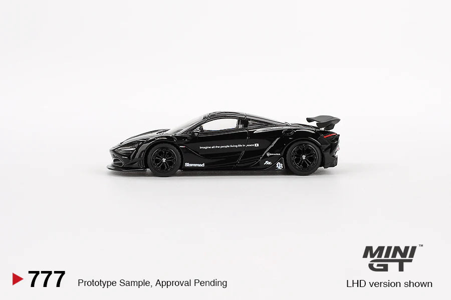 PRE ORDER Mini GT 1:64 / McLaren 720S LB-Works – Black – MiJo Exclusives