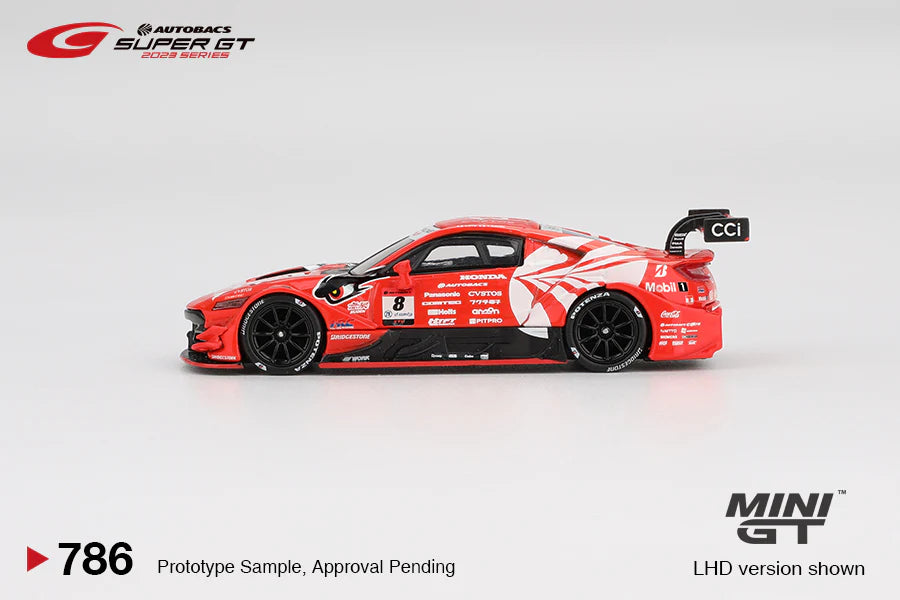 PRE ORDER Mini GT 1:64 / Japan Exclusive Honda NSX-GT “Type S” GT500 #8 “ARTA MUGEN NSX-GT ” ARTA 2023 SUPER GT Series