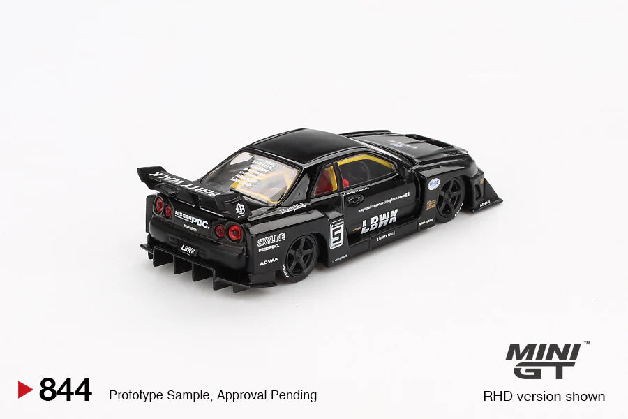 PRE ORDER Mini GT 1:64 / Nissan LB-ER34 Super Silhouette SKYLINE – Black