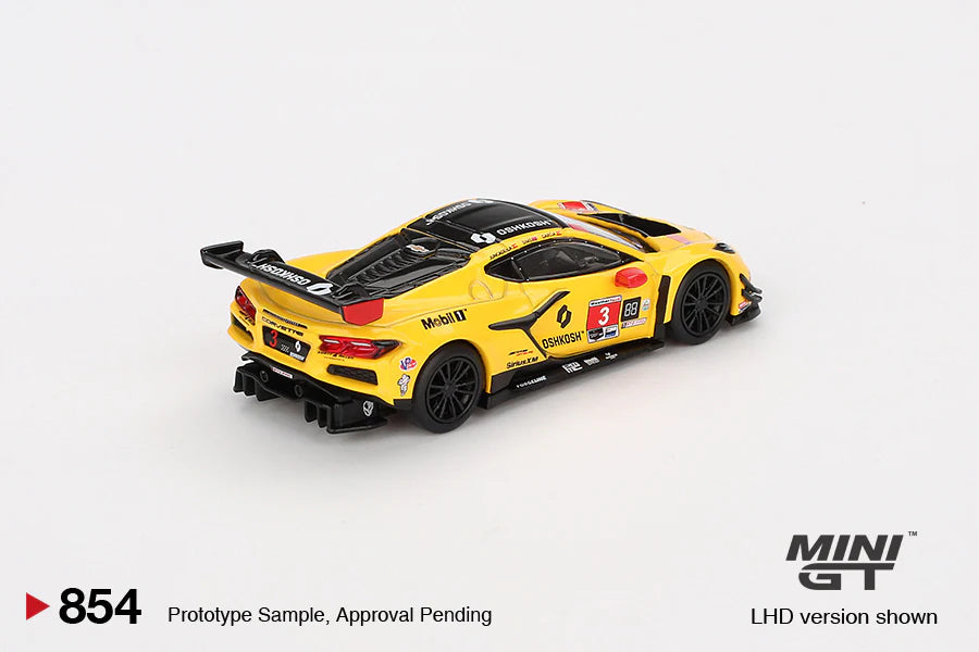 PRE ORDER Mini GT 1:64 / Chevrolet Corvette Z06 GT3.R #3 Corvette Racing by Pratt Miller Motorsports 2024 IMSA Daytona 24 Hrs