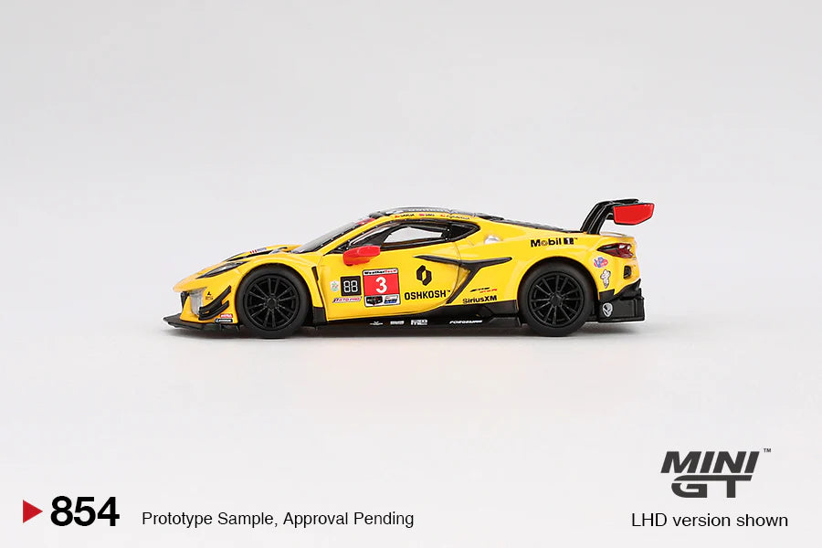 PRE ORDER Mini GT 1:64 / Chevrolet Corvette Z06 GT3.R #3 Corvette Racing by Pratt Miller Motorsports 2024 IMSA Daytona 24 Hrs
