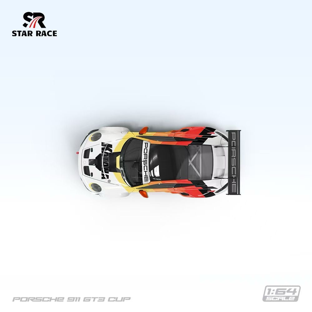 PRE ORDER StarRace 1:64 / Porsche 911 GT3 Cup Katana w Figure