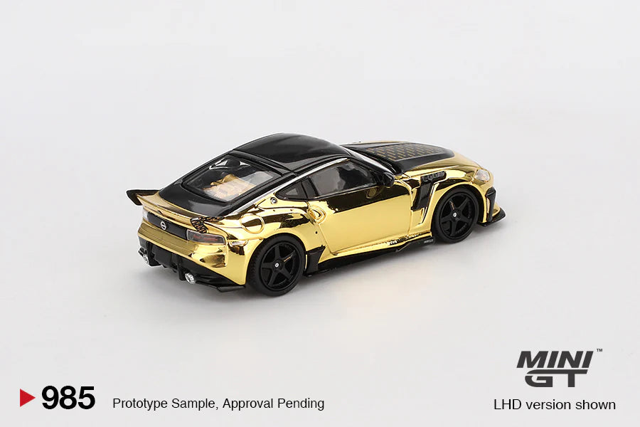 PRE ORDER Mini GT 1:64 / Nissan Z VeilSide FFZ400 – Gold Chrome