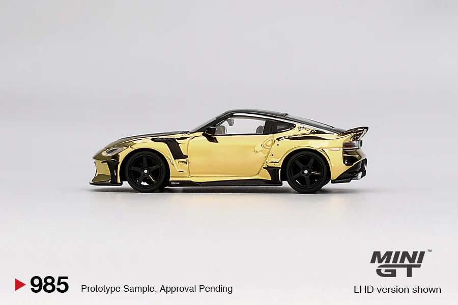 PRE ORDER Mini GT 1:64 / Nissan Z VeilSide FFZ400 – Gold Chrome