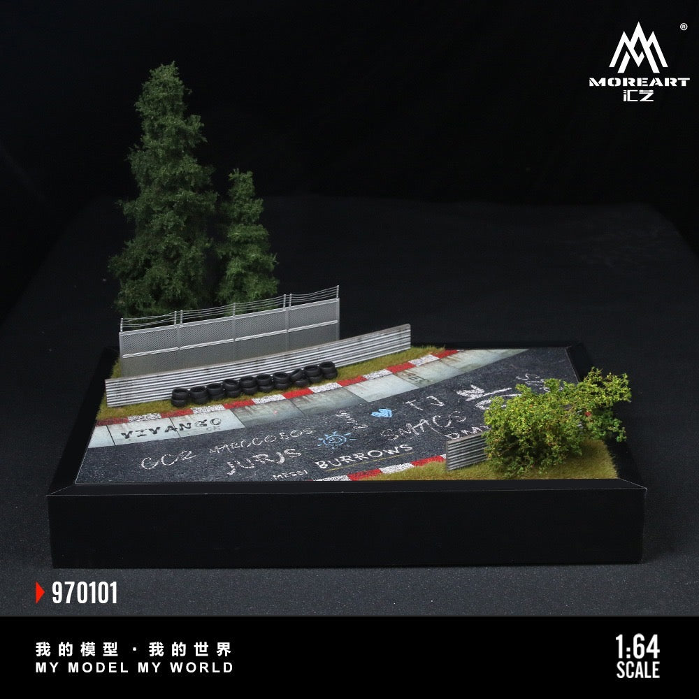 PRE ORDEN MoreArt 1:64 / Diorama Circuito de Nurburgring