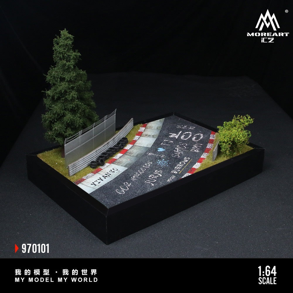 PRE ORDEN MoreArt 1:64 / Diorama Circuito de Nurburgring