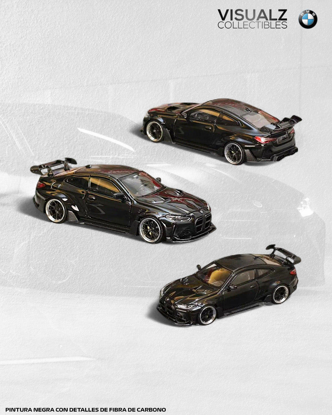 StreetWeapom 1:64 / BMW M4 G82 Widebody Negro