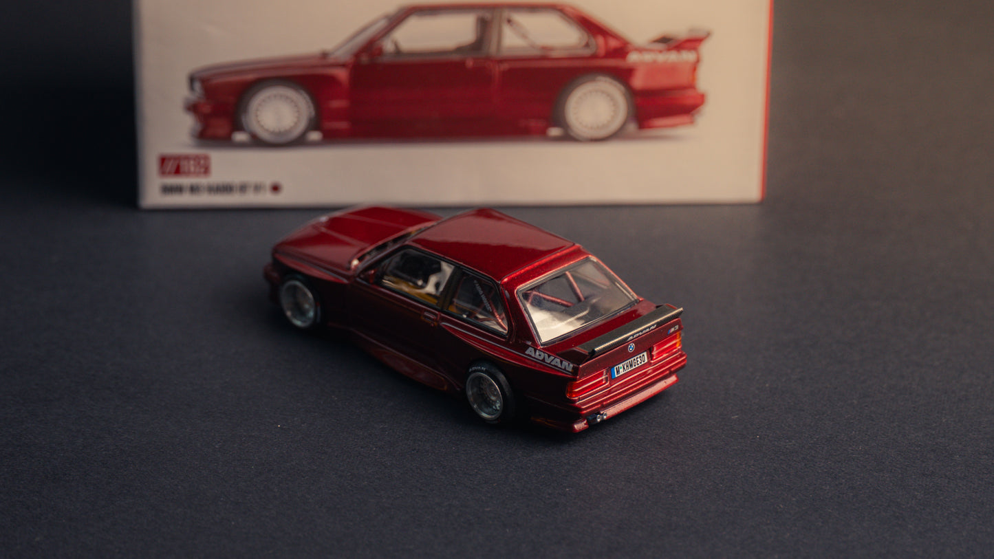 KaidoHouse x MiniGT 1:64 / BMW M3 (E30) Kaido GT V1 – M Red