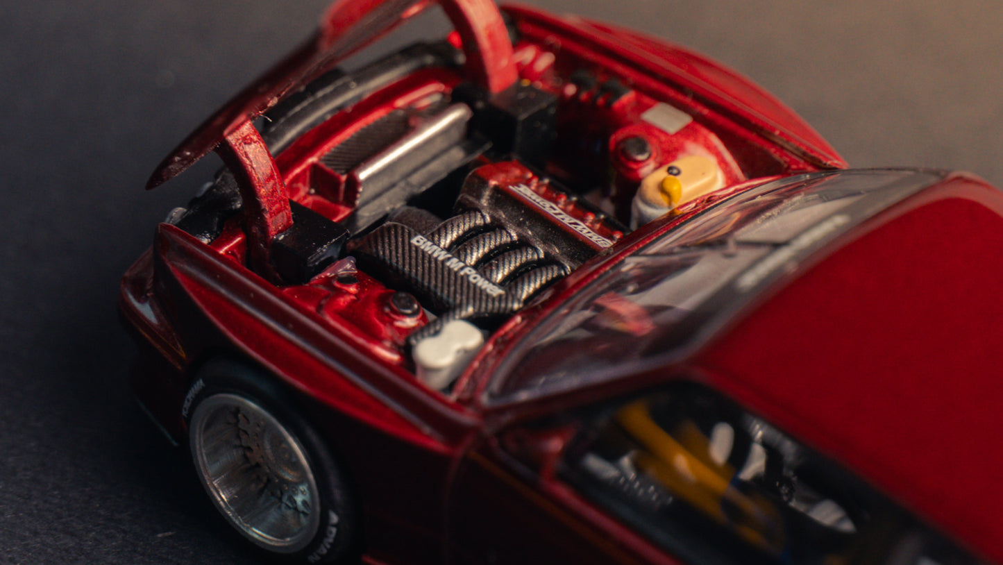 KaidoHouse x MiniGT 1:64 / BMW M3 (E30) Kaido GT V1 – M Red
