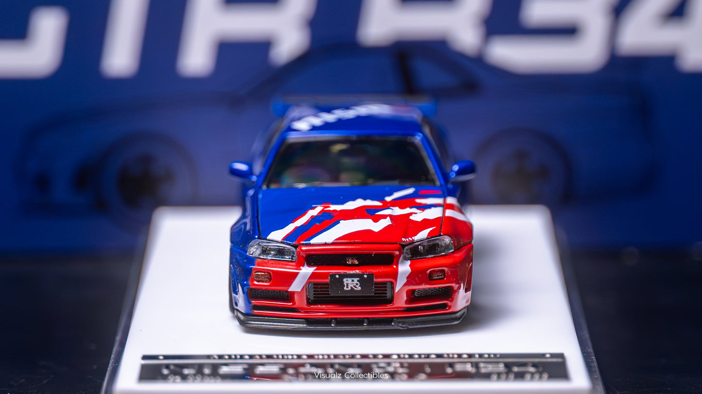 TimeMicro 1:64 / Nissan Skyline R34 Nismo Livery Regular