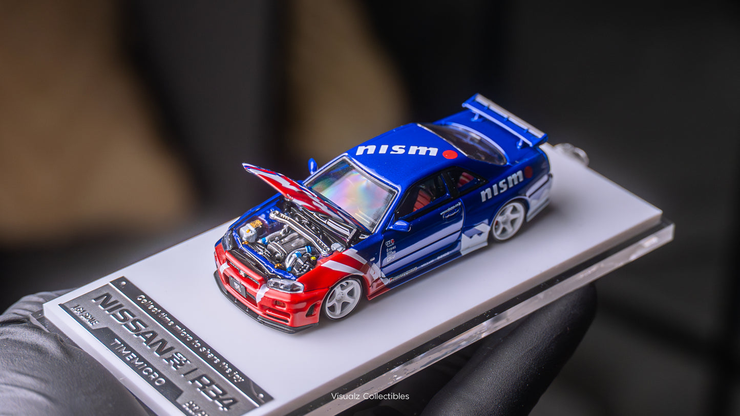 TimeMicro 1:64 / Nissan Skyline R34 Nismo Livery Regular