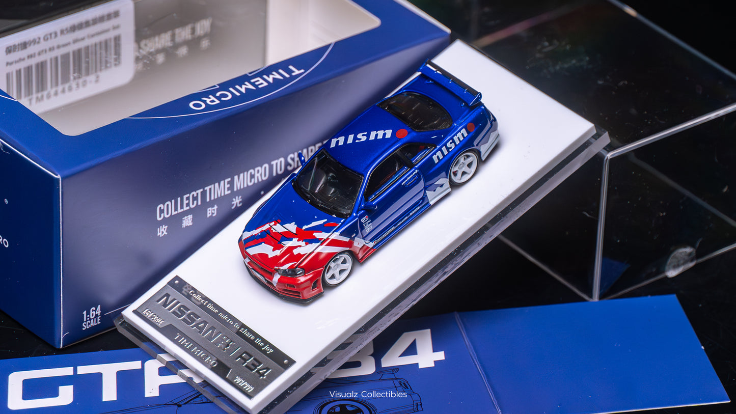 TimeMicro 1:64 / Nissan Skyline R34 Nismo Livery Regular
