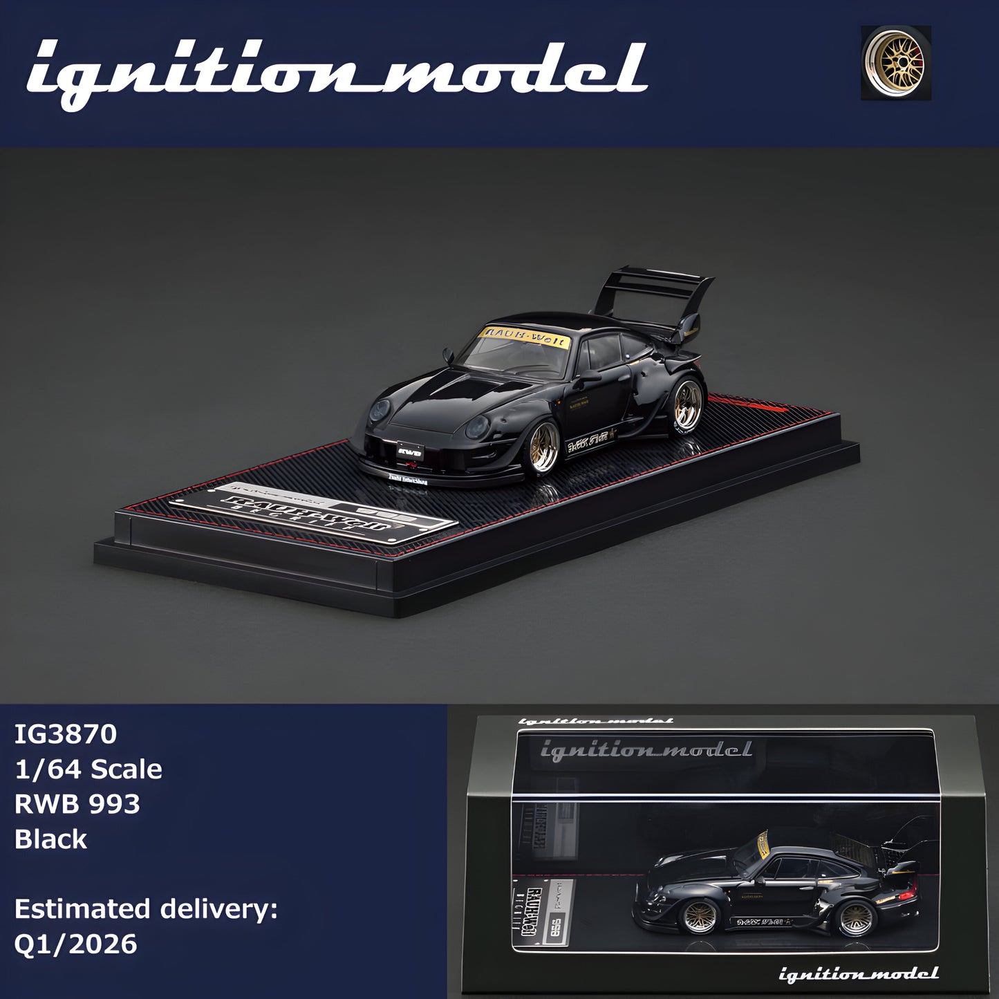 PRE ORDEN Ignition Model 1:64 / Porsche RWB 993
