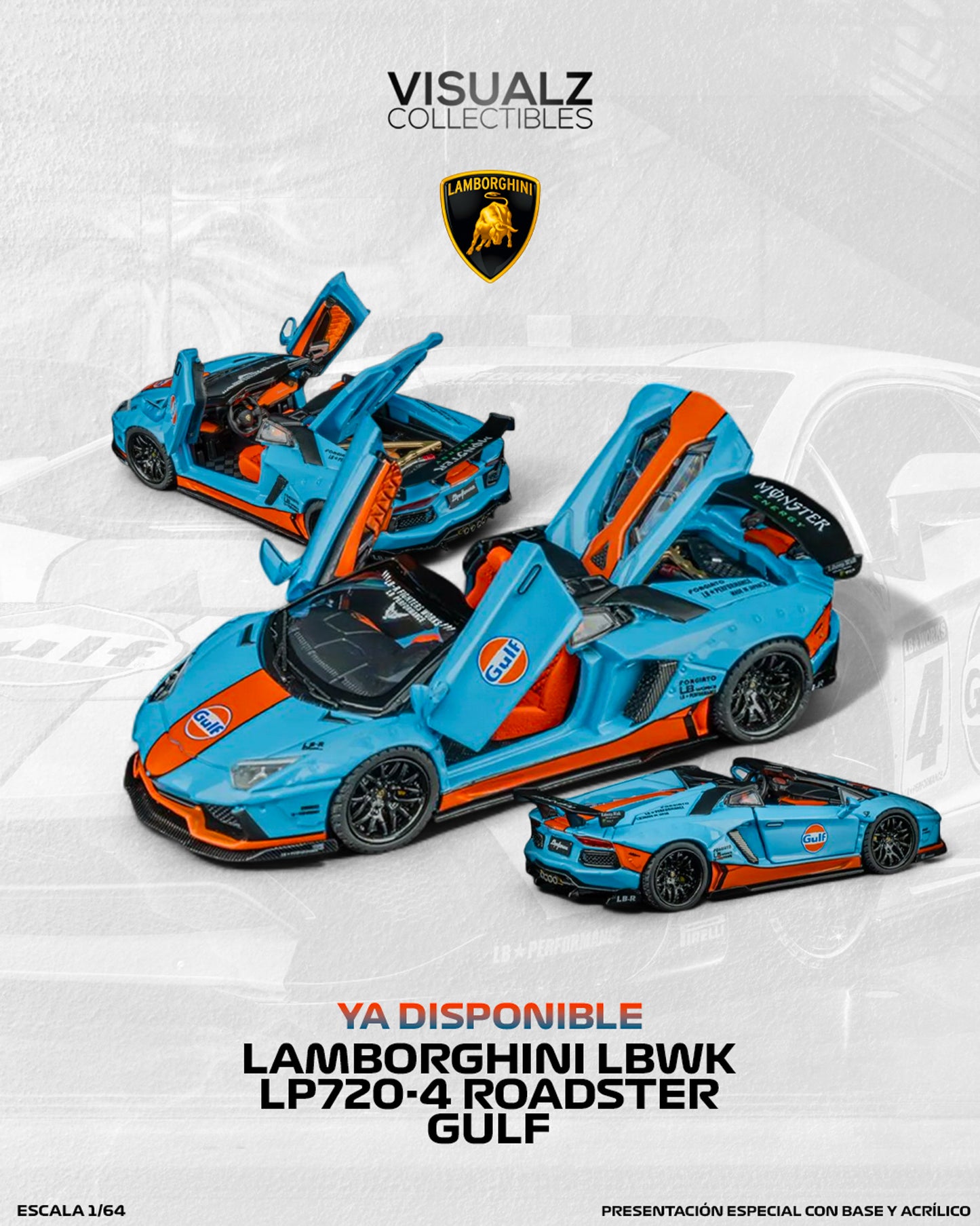 PRE ORDER TPC / Lamborghini LP720-4 Roadster GULF WideBody