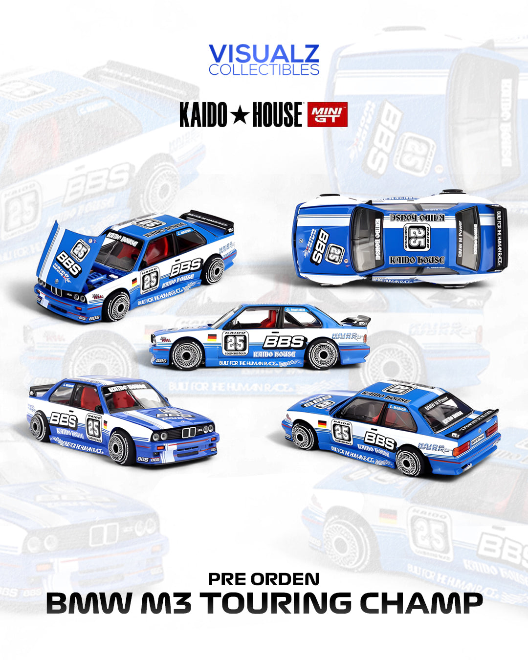 PRE ORDEN KaidoHouse x MiniGT / BMW M3 Touring Champ