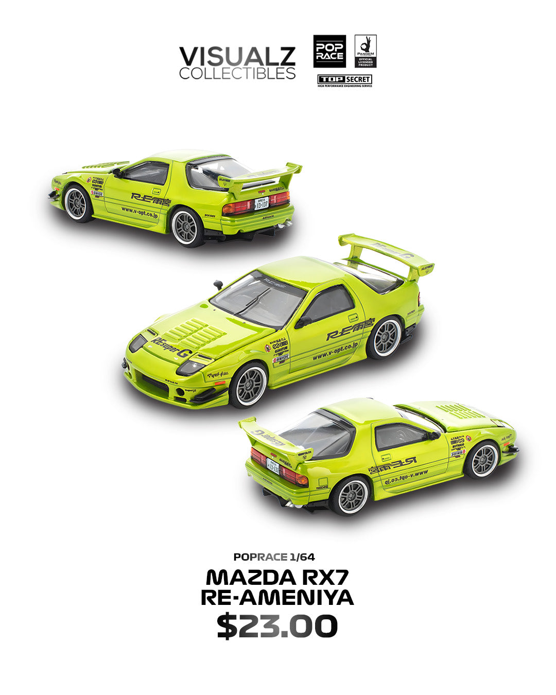 PRE ORDEN PopRace 1:64 / Mazda RX7 (FC3S) Re-Ameniya