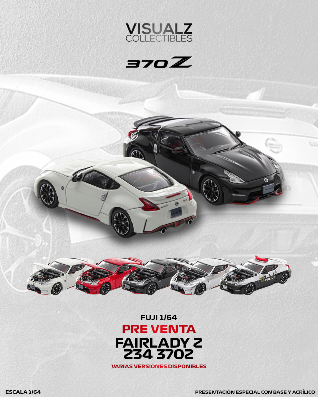 Fuji 1:64 / Fairlady Z Z34 370z High-Performance Versión Nismo