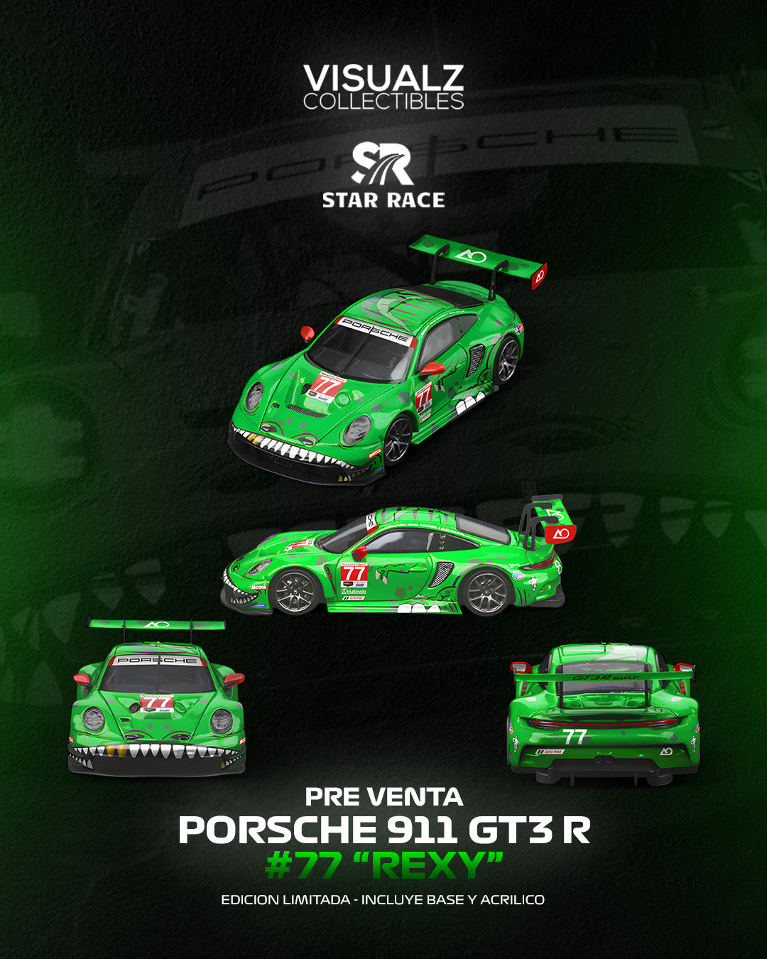 StarRace 1:64 / Porsche 911 GT3 R Rexy Livery