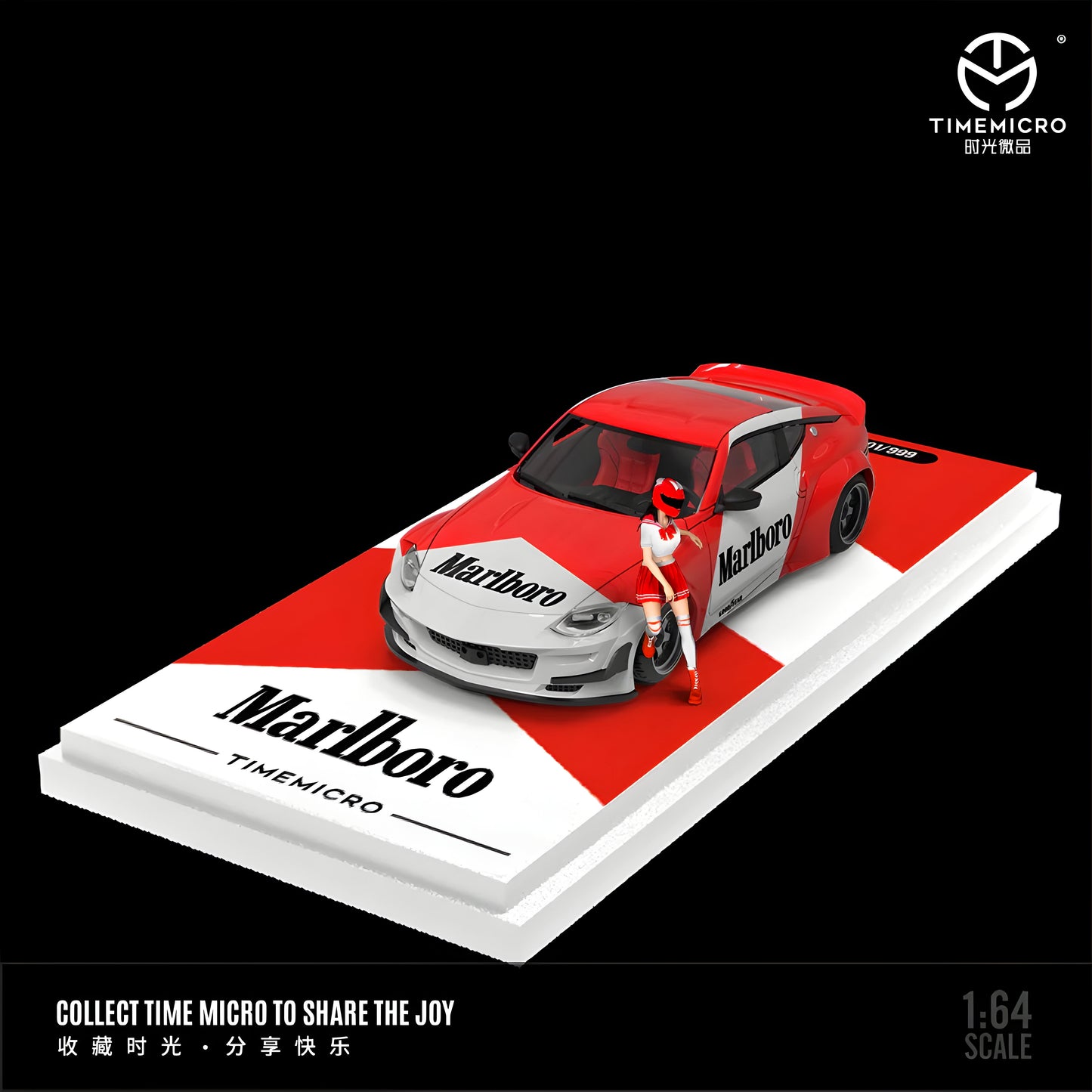 TimeMicro 1:64 / Nissan 400z Marlboro con Figura