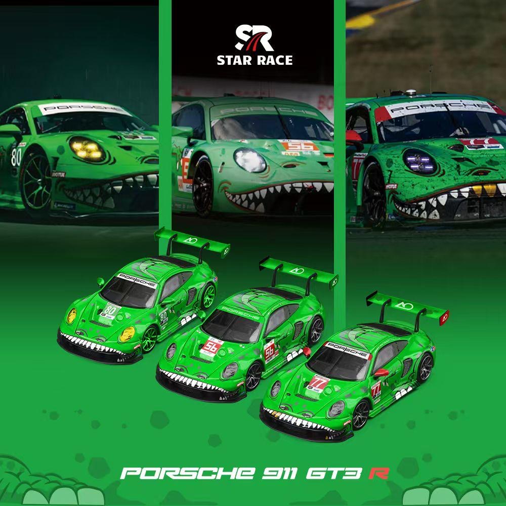 StarRace 1:64 / Full 3 Set Porsche 911 Tyrannosaurus Rexy