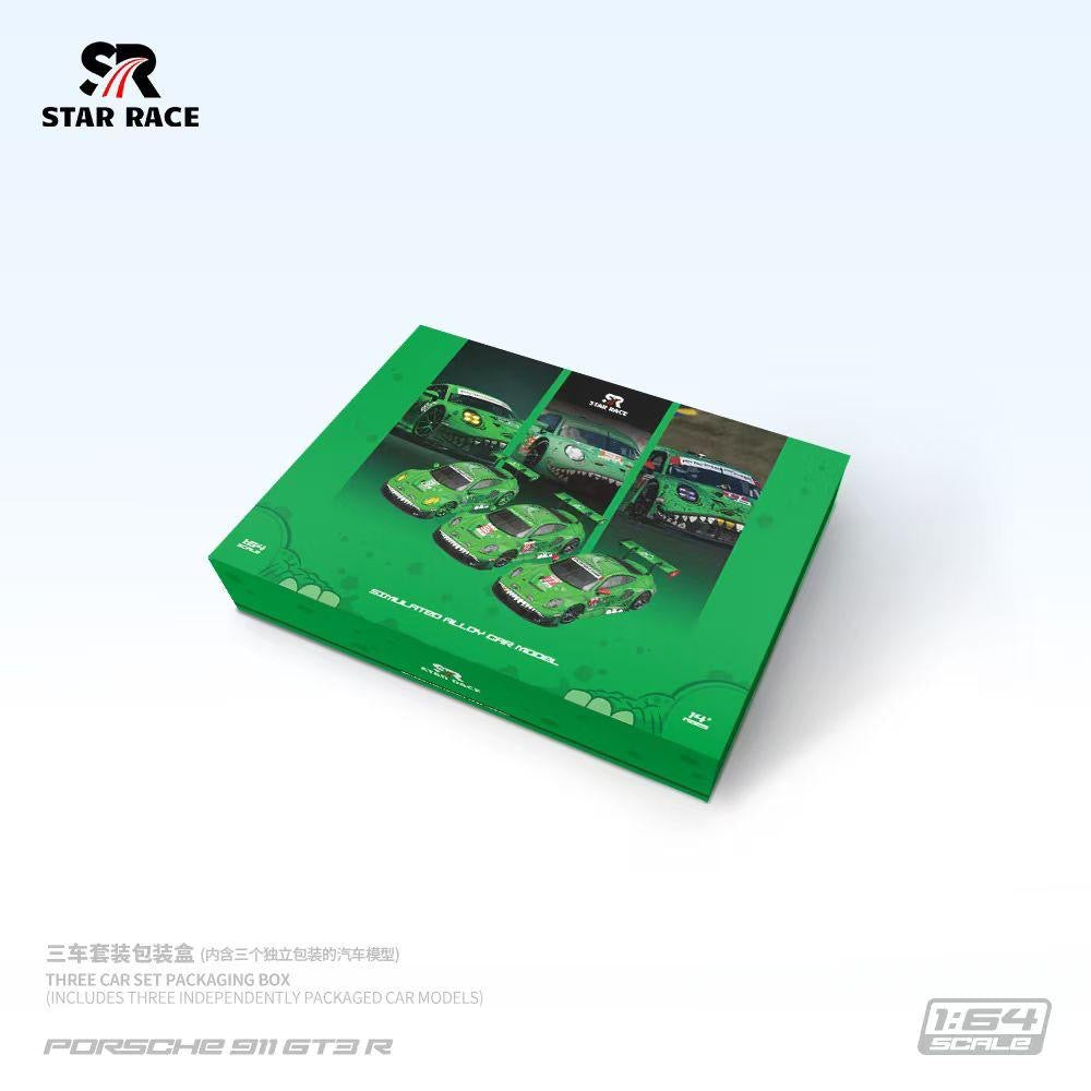 StarRace 1:64 / Full 3 Set Porsche 911 Tyrannosaurus Rexy