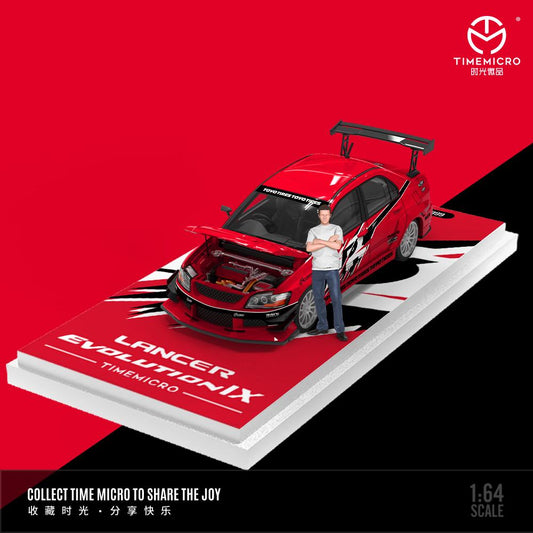 PRE ORDER TimeMicro 1:64 / Mitsubishi Lancer EVO IX de Rápidos y Furiosos w Figure