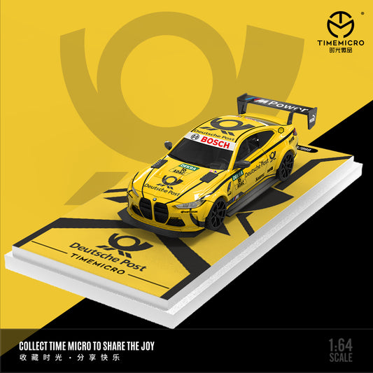 TimeMicro 1:64 / BMW M4 Deutsche Post Livery Regular