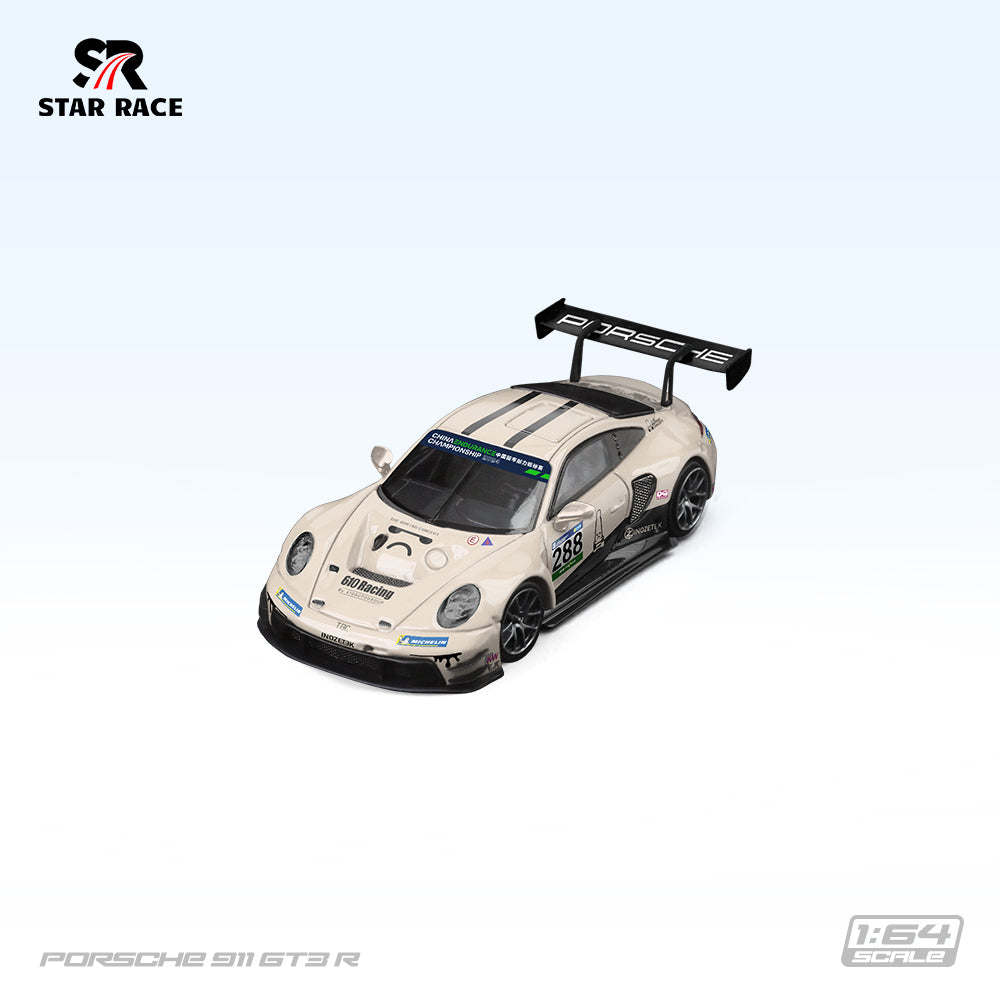 PRE ORDER StarRace 1:64 / Porsche 911 GT3 R Milk White No. 288 Racing
