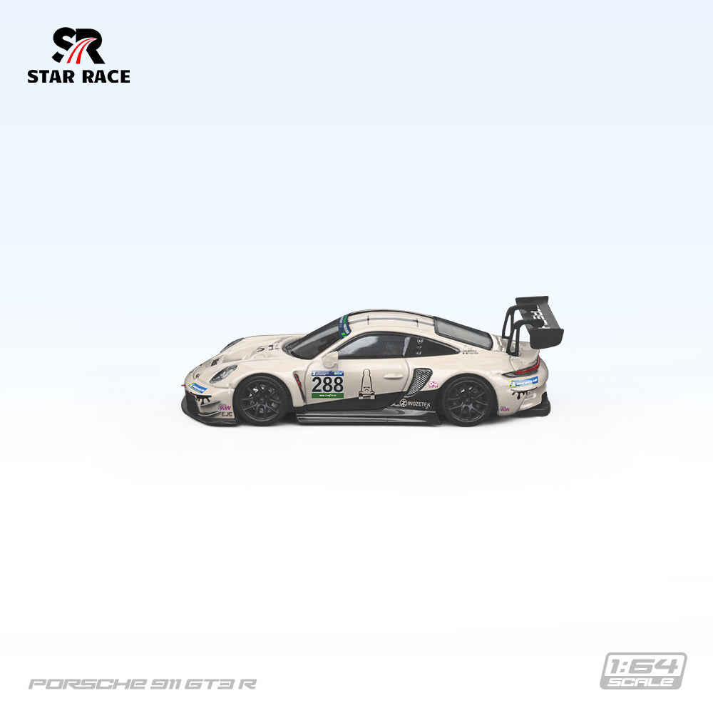 PRE ORDER StarRace 1:64 / Porsche 911 GT3 R Milk White No. 288 Racing