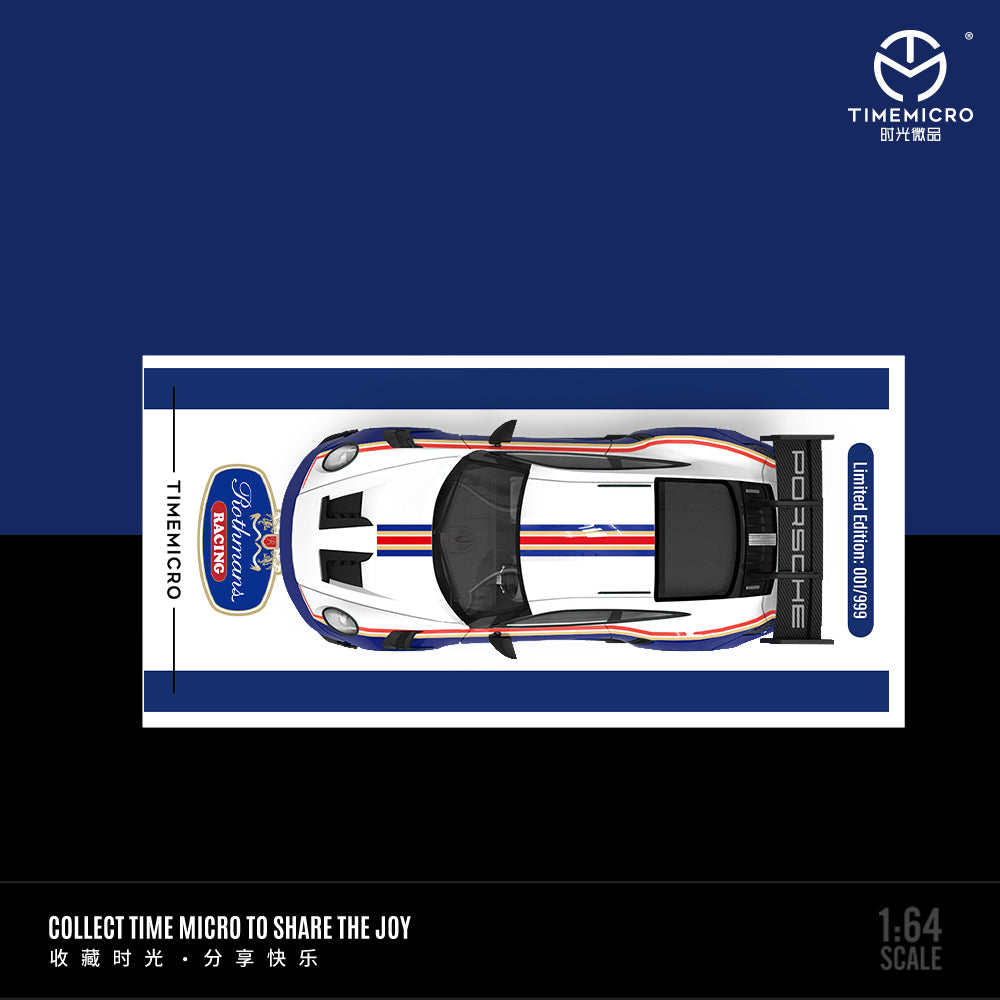 PRE ORDER TimeMicro 1:64 / Porsche 992 GT3RS Rothmans Regular