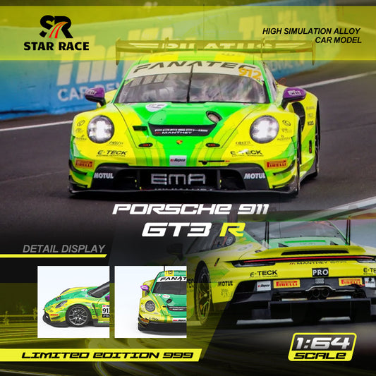 PRE ORDER StarRace 1:64 / Porsche 911 GT3 R Racing #912