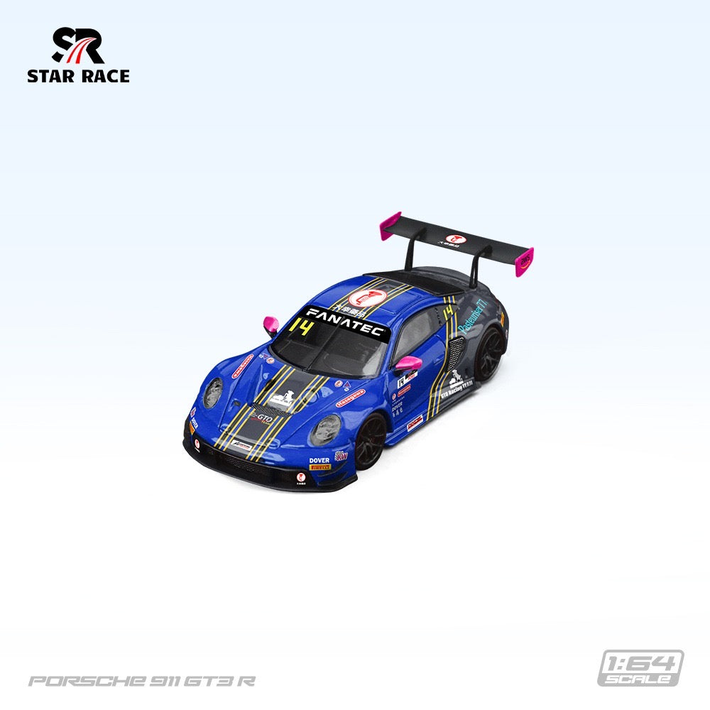 PRE ORDER StarRace 1:64 / Porsche 911 GT3 R GTO Racing Team Blue
