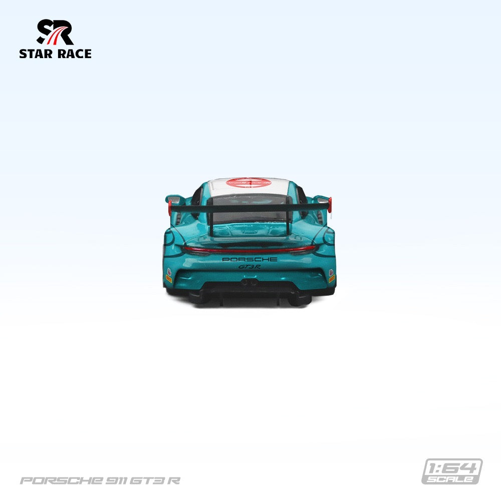 PRE ORDER StarRace 1:64 / Porsche 911 GT3 R GTO Nihon Kizai Aqua