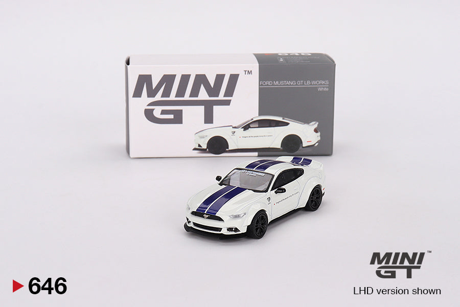 MiniGT 1:64 / Ford Mustang GT LB-WORKS White