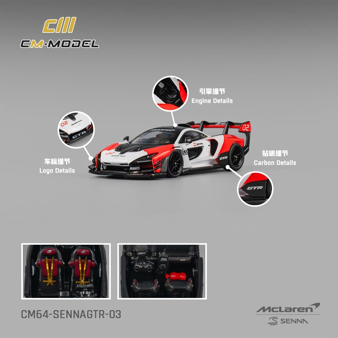 PRE ORDER CM Model 1:64 / McLaren Senna Livery
