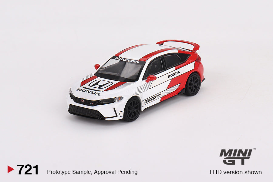 MiniGT 1:64 / Honda Civic Type R #2 2023 Pace Car White #721
