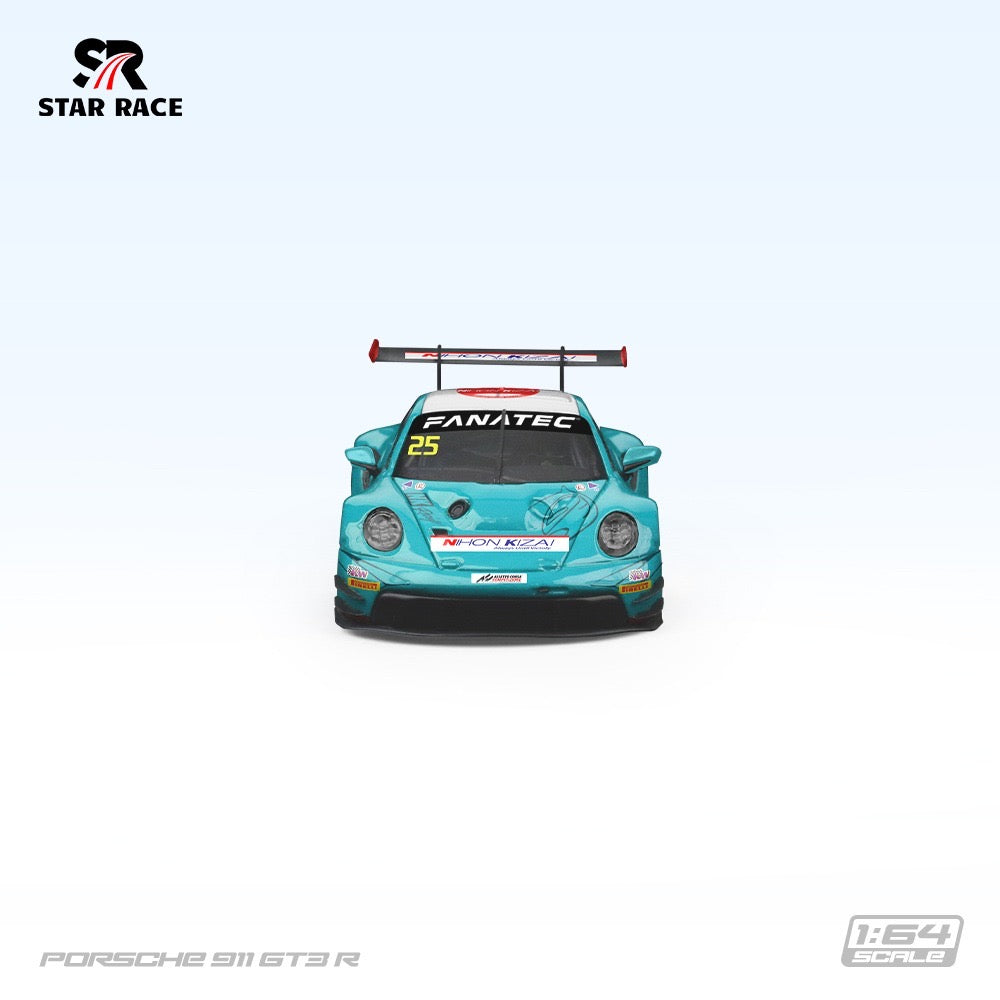 PRE ORDER StarRace 1:64 / Porsche 911 GT3 R GTO Nihon Kizai Aqua