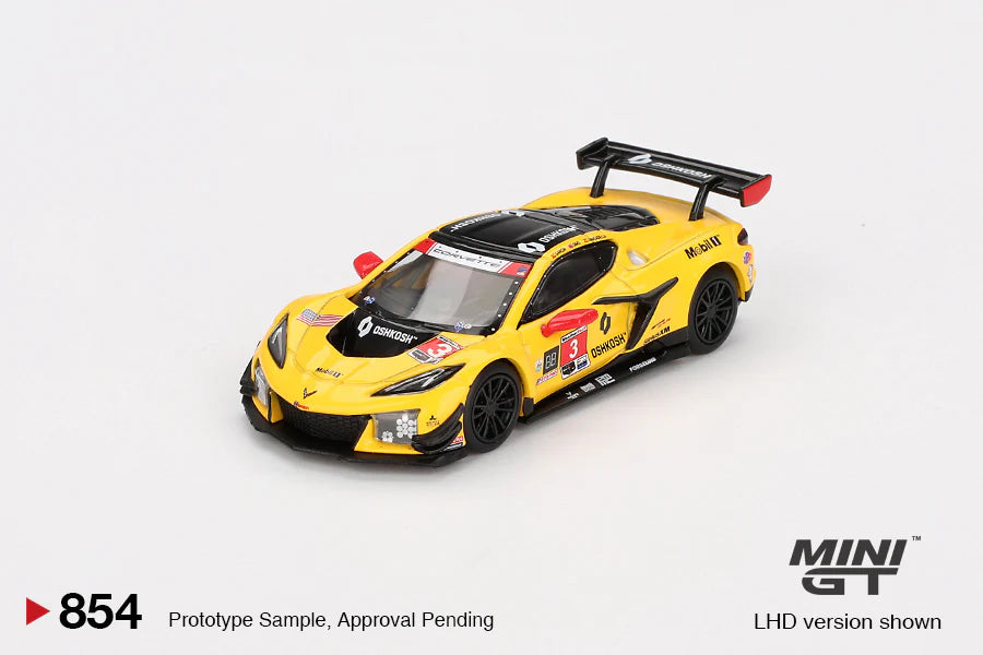 PRE ORDER Mini GT 1:64 / Chevrolet Corvette Z06 GT3.R #3 Corvette Racing by Pratt Miller Motorsports 2024 IMSA Daytona 24 Hrs