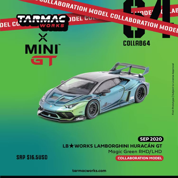 MiniGT 1/64 - Lamborghini Huracán GT LBWK Edición Exclusiva