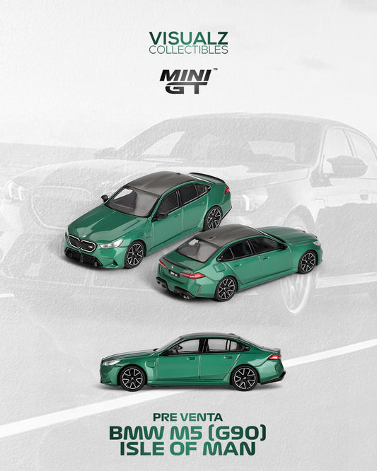 PRE ORDEN MiniGT 1:64 / BMW M5 (G90) Isle of Man Green Metallic